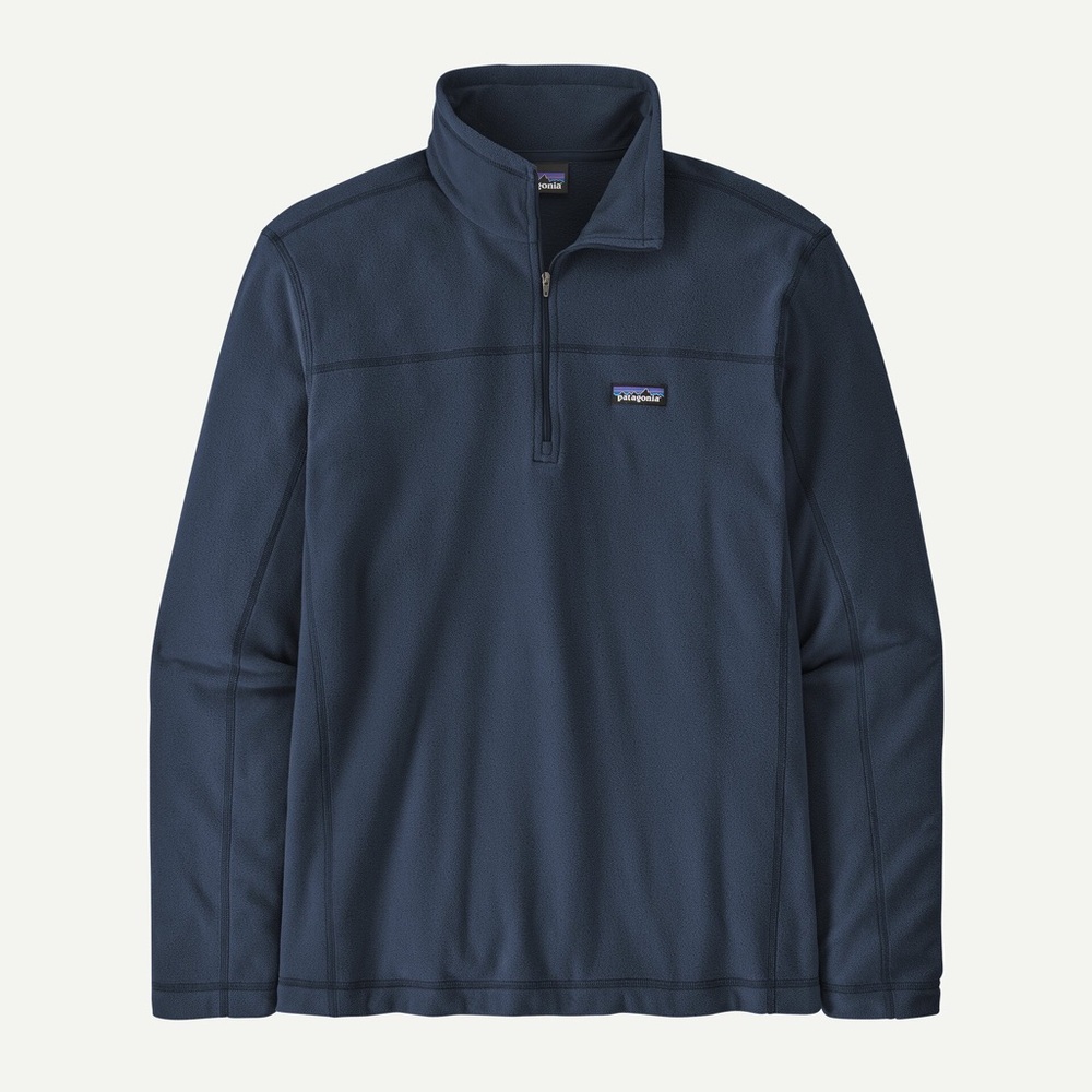 Men's Patagonia Navy Blue Quarter-Zip Fleece Jacket